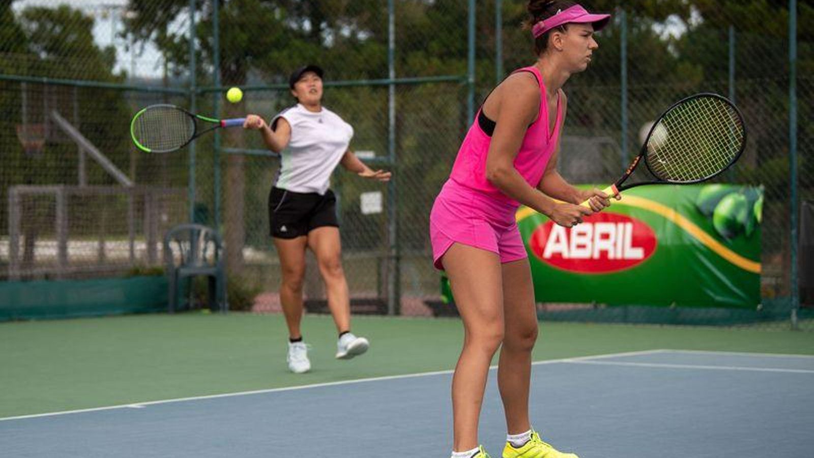 O PEREIRO DE AGUIAR (CLUB DE TENIS SANTO DOMINGO). 21/08/2021. OURENSE. Final de dobles do Torneo internacional de tenis femenino. FOTO: ÓSCAR PINAL
