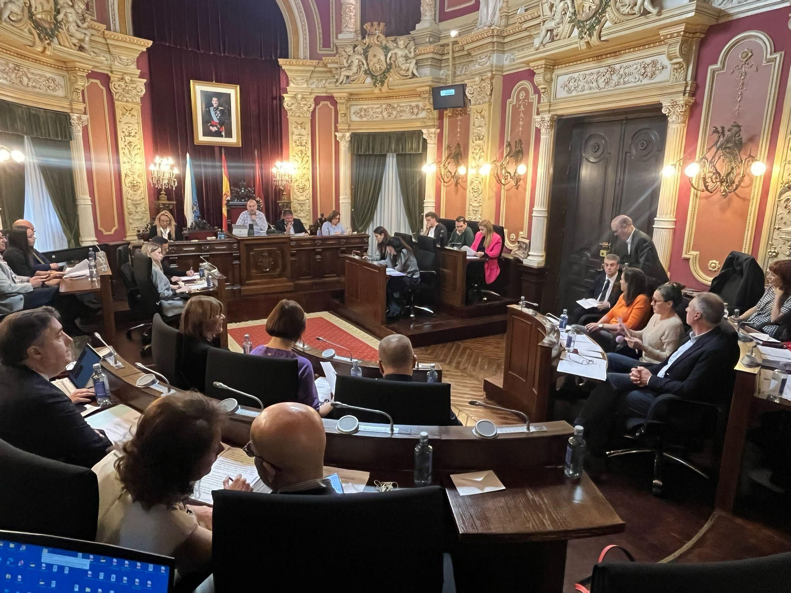 Pleno del mes de mayo en el Concello de Ourense.