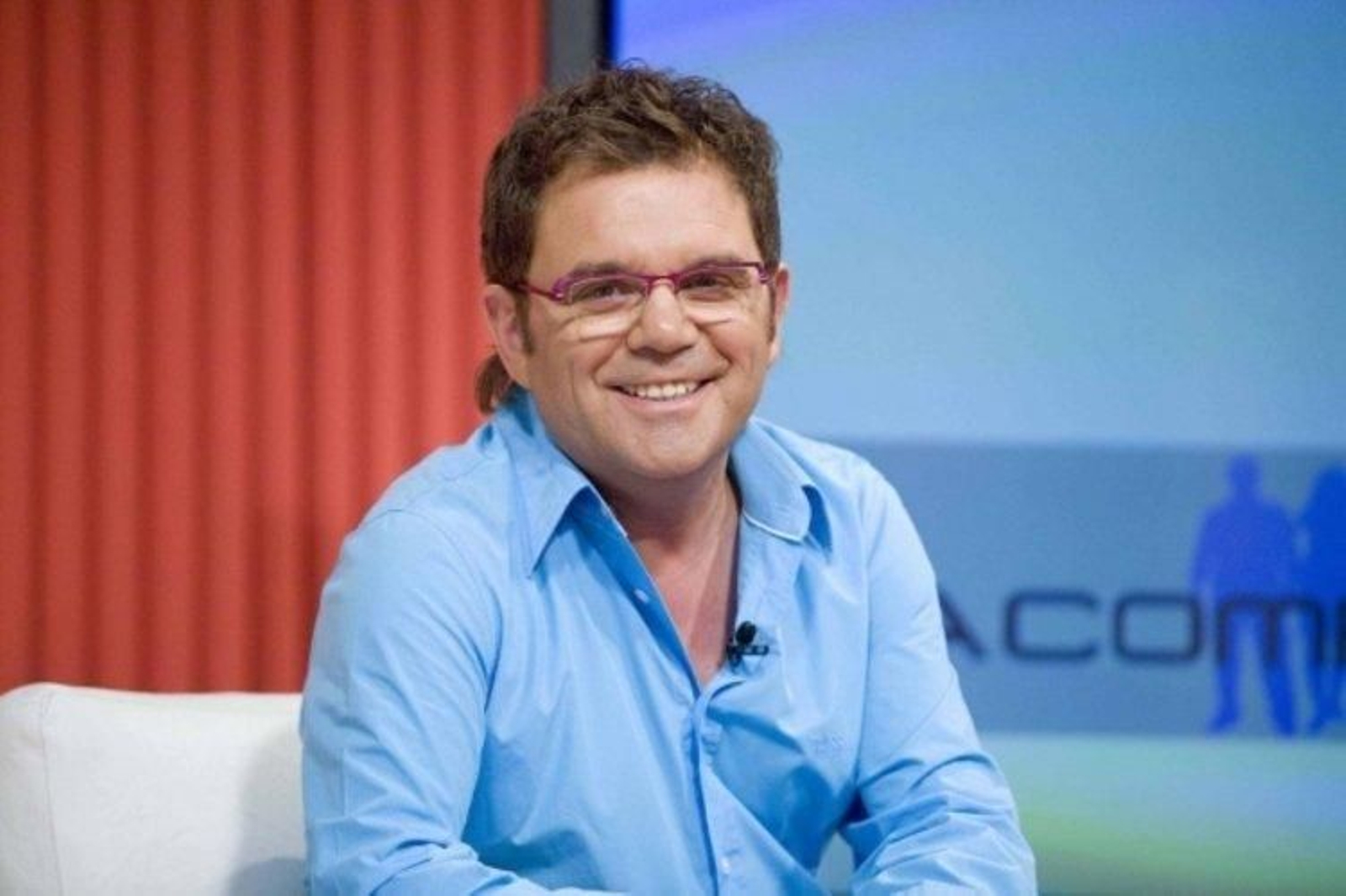 El presentador Xosé Manuel Piñeiro, también conocido como "Súper Piñeiro"