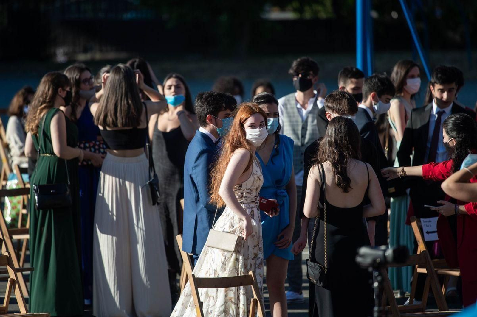 OURENSE (IES AS LAGOAS). 10/07/2020. OURENSE. Ceremonia de graduación de alumnos y alumnas del IES As Lagoas. FOTO: ÓSCAR PINAL