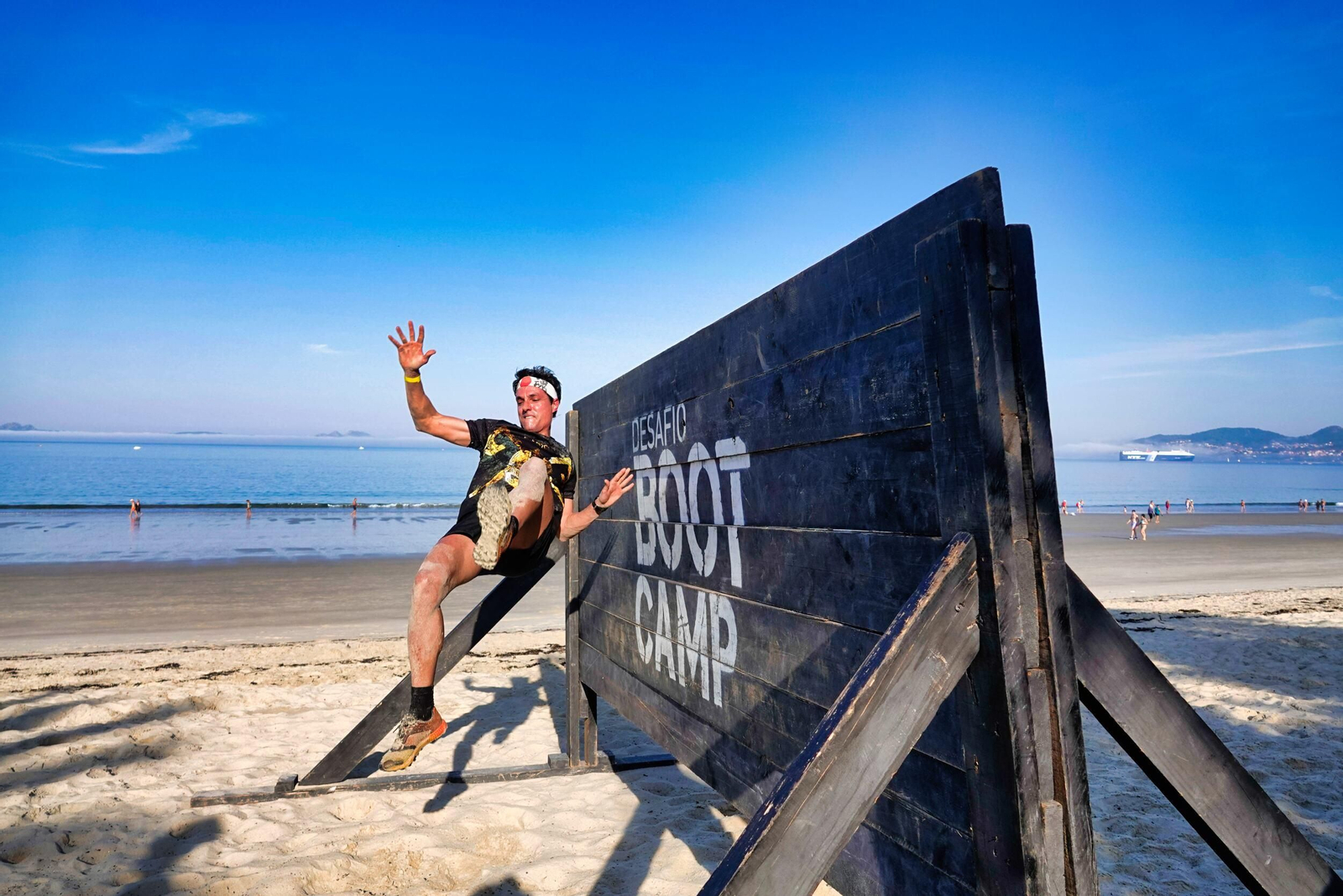 Participantes en el desafío Boot Camp en Samil.