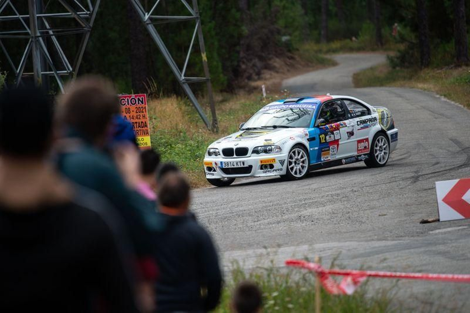 Sesión matinal de la segunda jornada del Rally do Lacón (ÓSCAR PINAL)