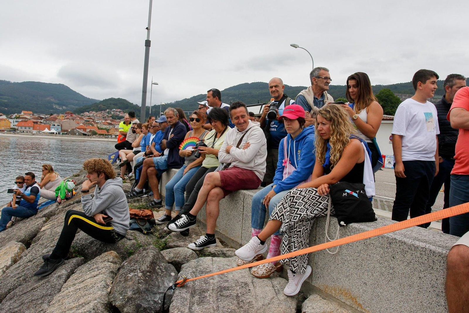 Bandera de Samertolameu de traineras.