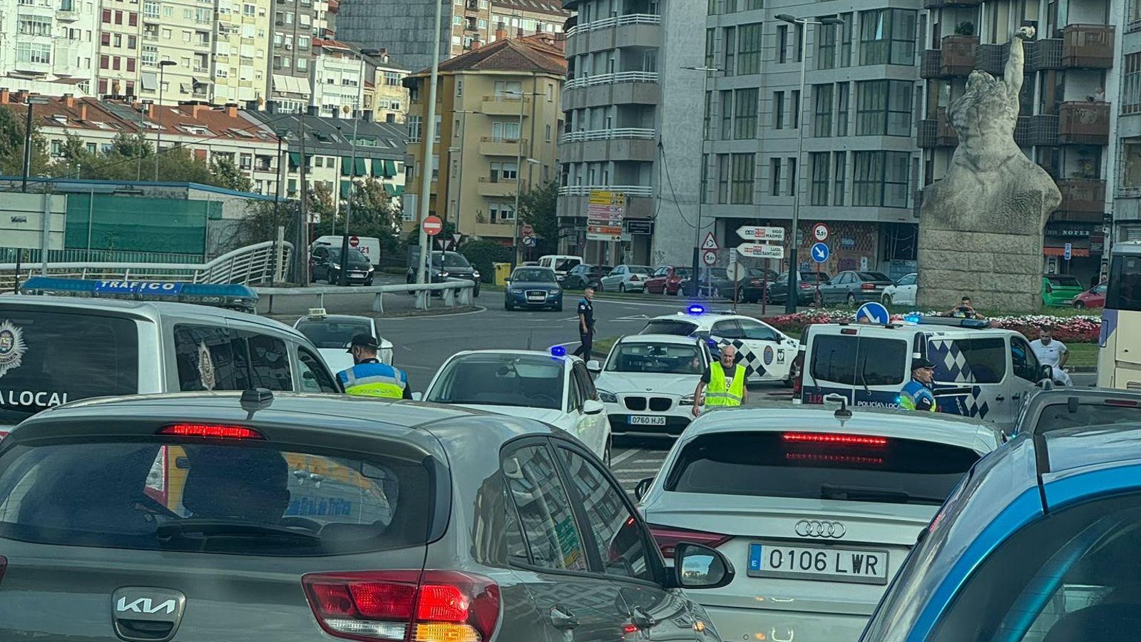 La retención causada por el accidente.