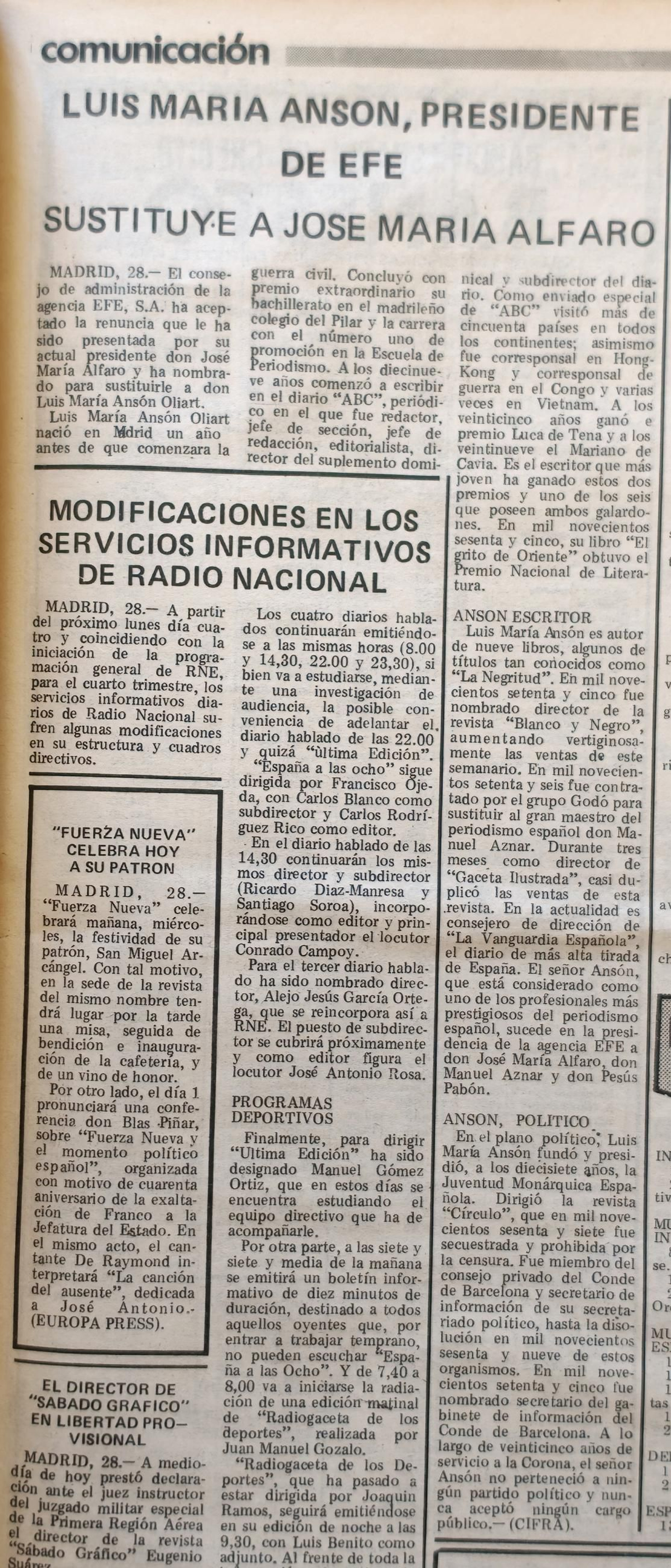 30 de septiembre de 1976.