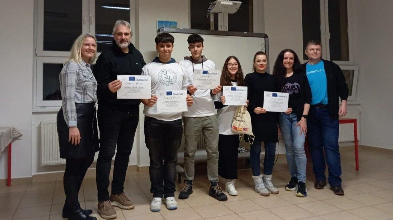 La delegación de Josefinas, en el país eslovaco.