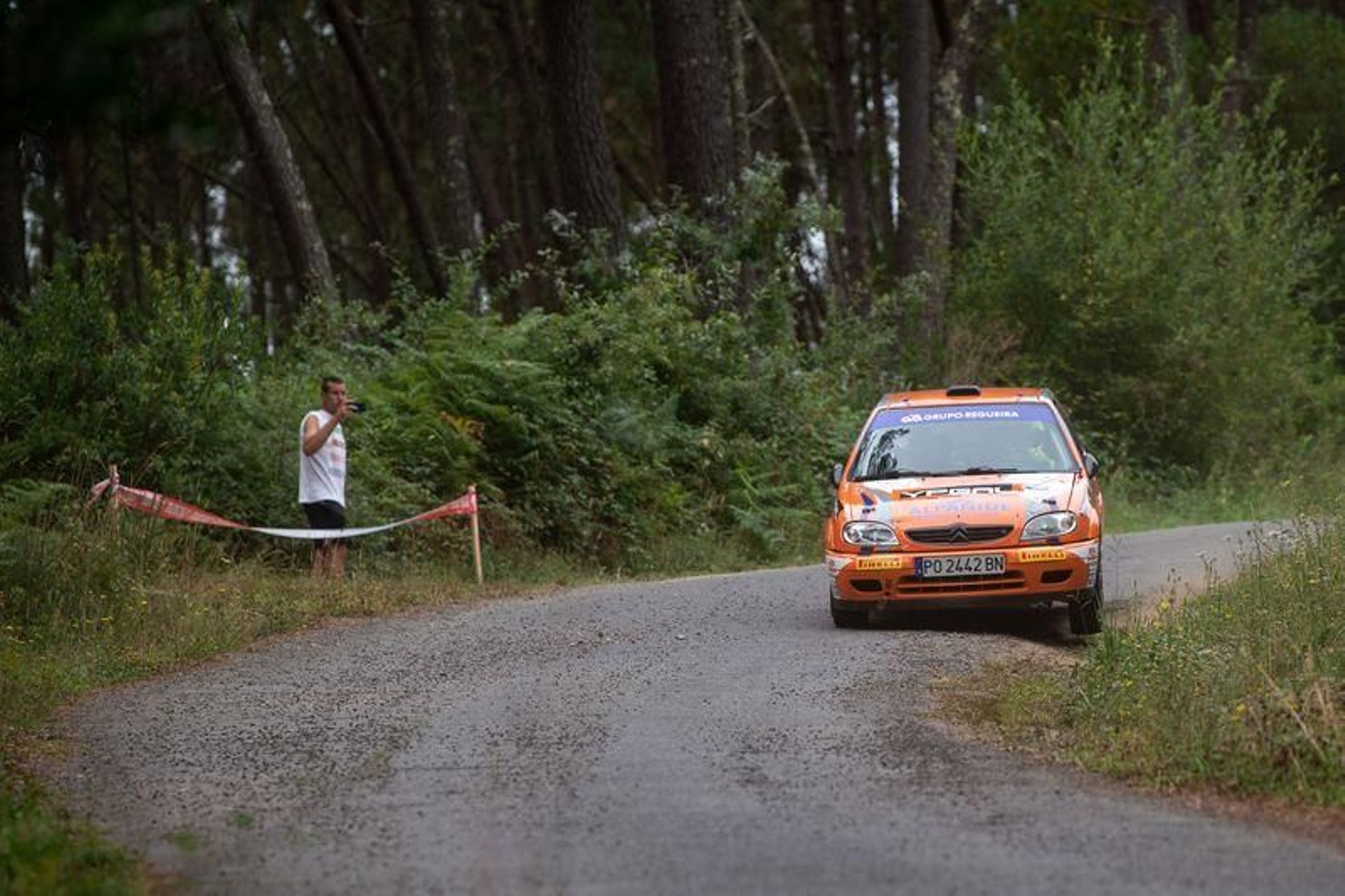Sesión matinal de la segunda jornada del Rally do Lacón (ÓSCAR PINAL)
