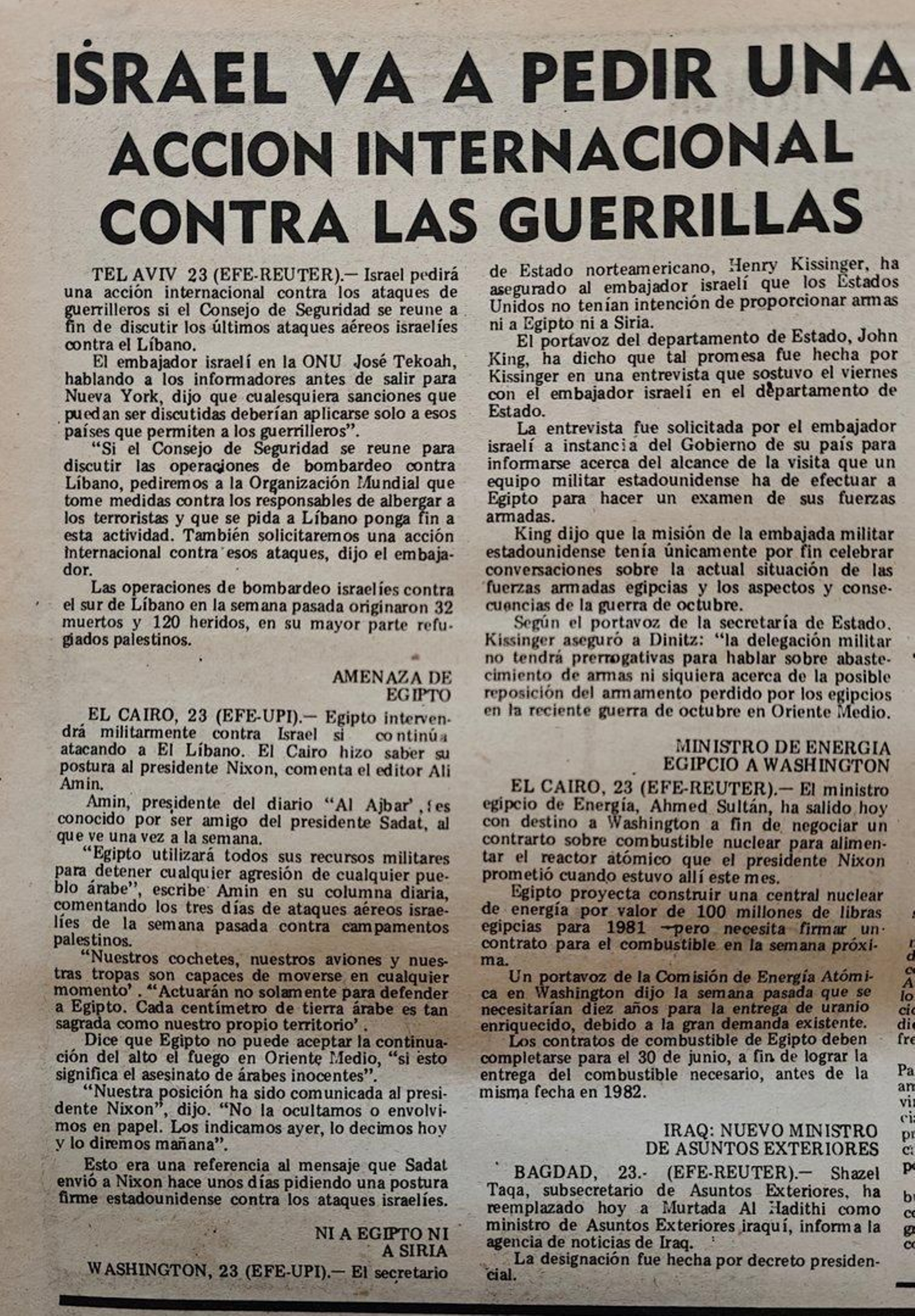 24 JUNIO 1974-Noticia