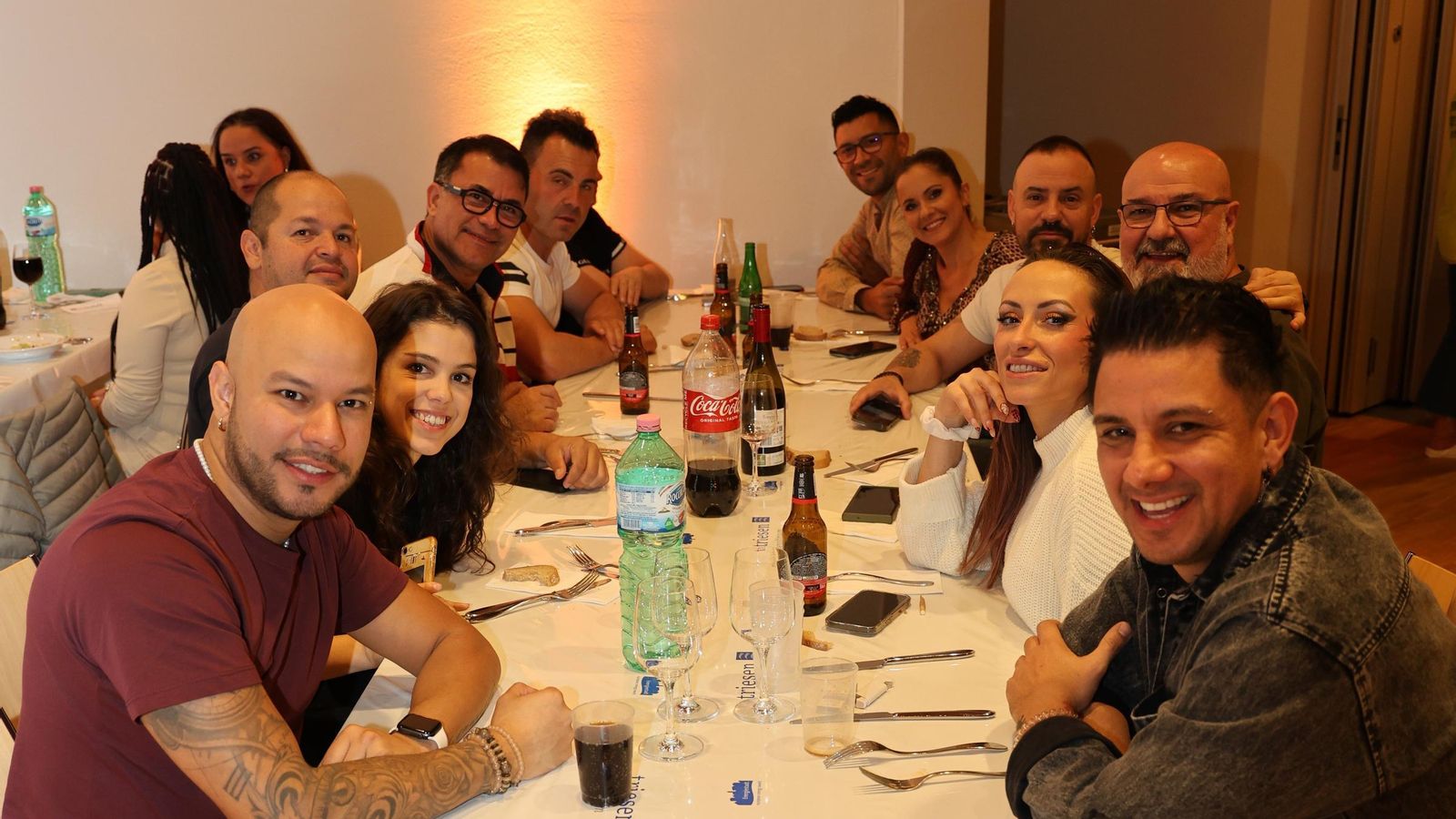 En la imagen la orquesta Tango, DJ Chicho y Fátima Pego