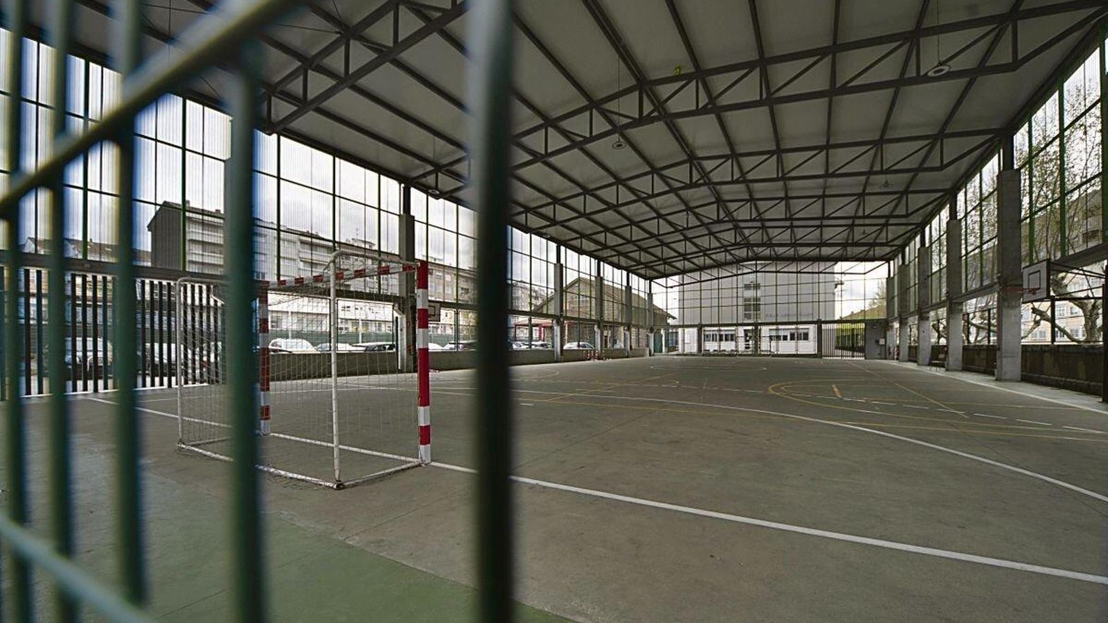 Pabellón CEIP Irmáns Villar en San Francisco.