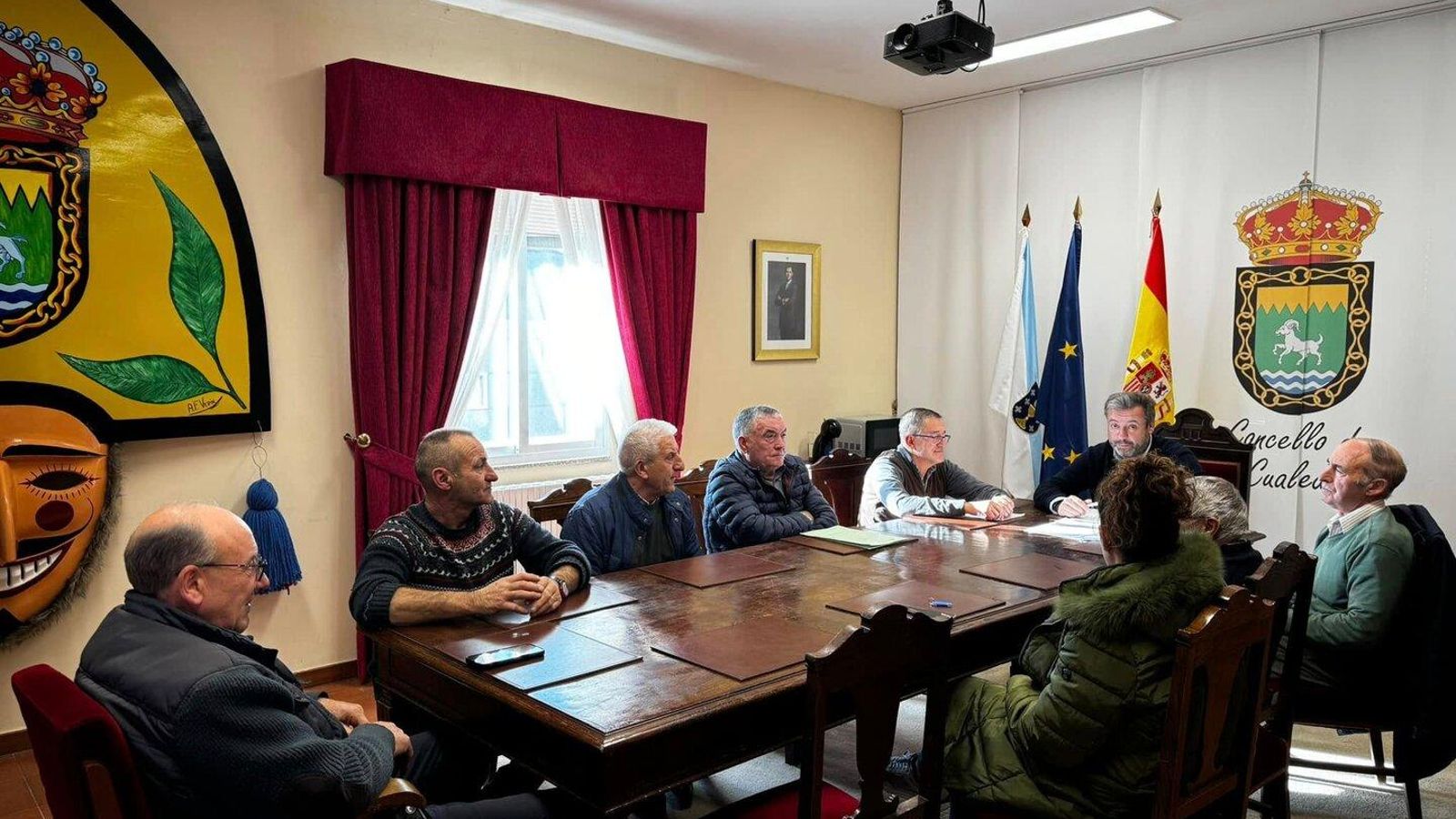 Imagen del pleno del jueves en el que se aprobó la moción instando a la Xunta.