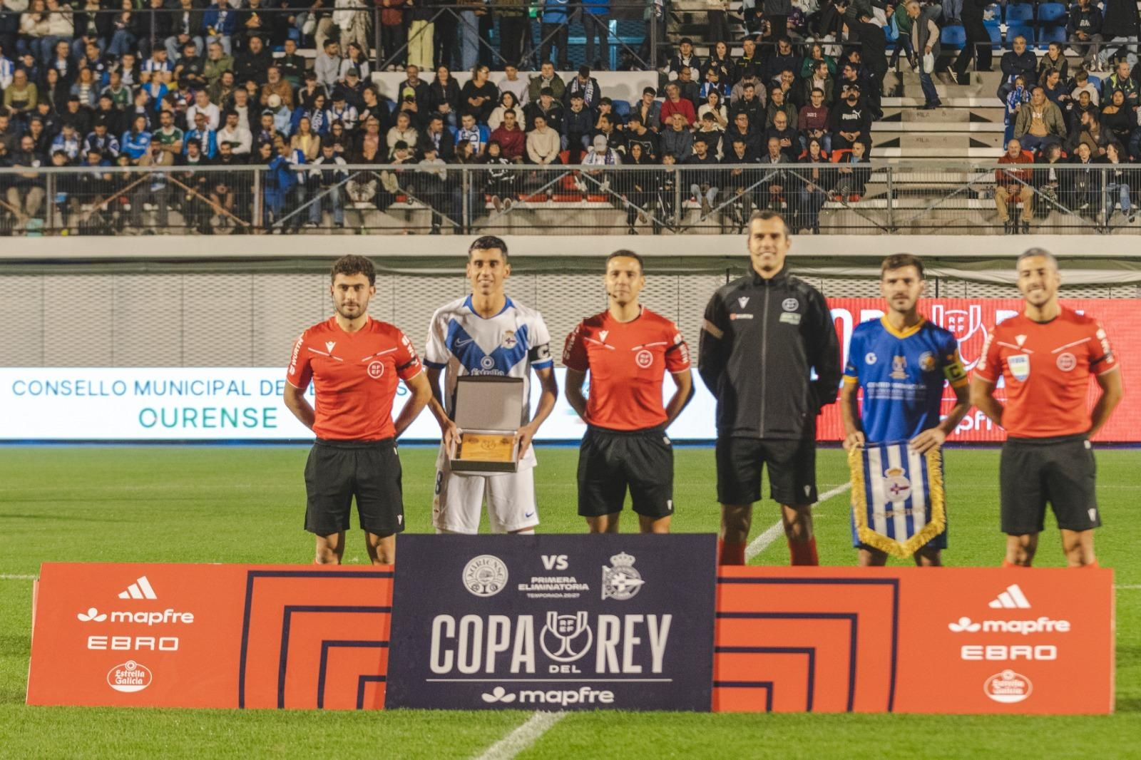 O Couto vibra en el Auriense vs. Deportivo de A Coruña de la Copa del Rey