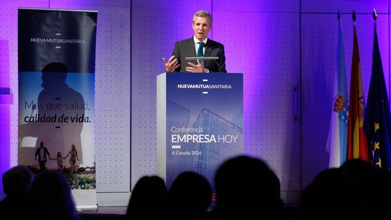 El presidente de la Xunta, Alfonso Rueda, en la Conferencia Empresa Hoy.