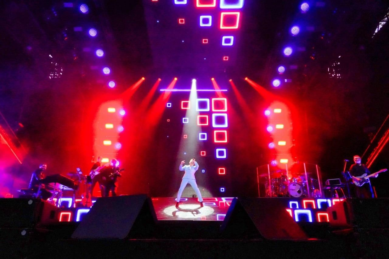 David Bisbal en el concierto de Castrelos. // Vicente Alonso