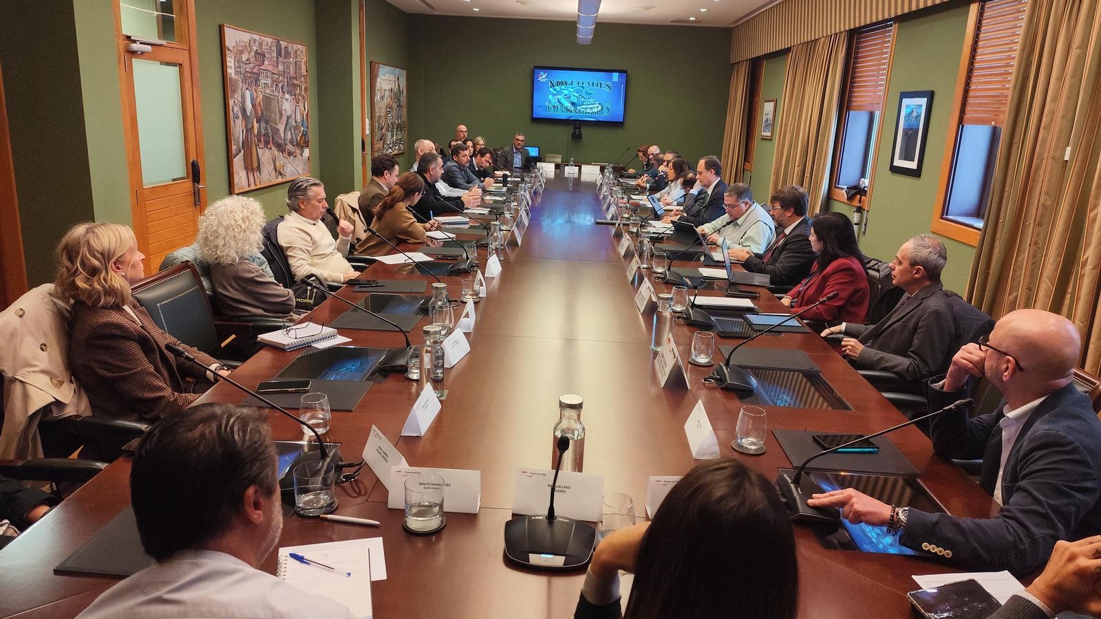 La reunión del Foro Aduanero en la Autoridad Portuaria.