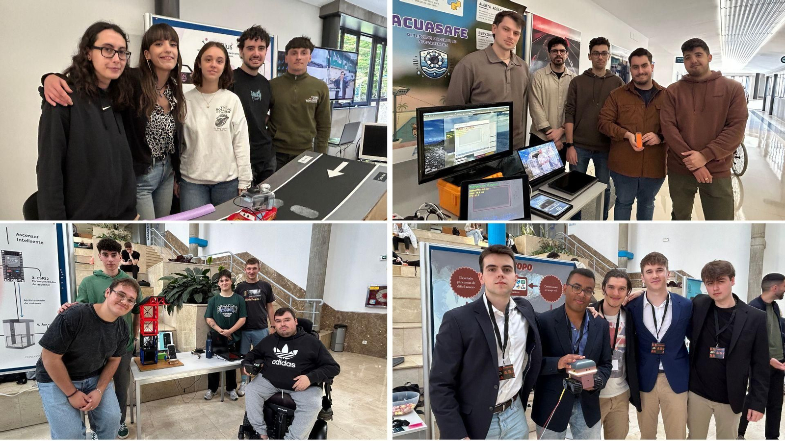 Cuatro de las propuestas más destacadas de la feria científica de Teleco.