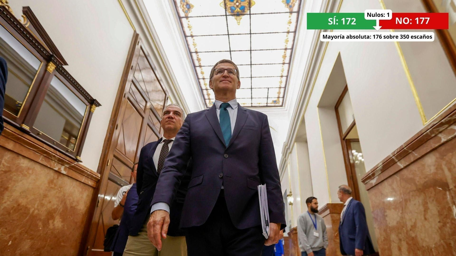 Segunda votación de investidura de Alberto Núñez Feijóo