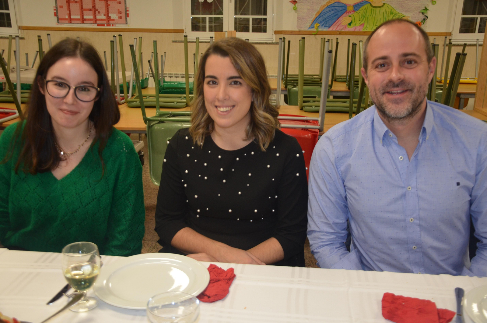 Alba, Nerea e Adrián.