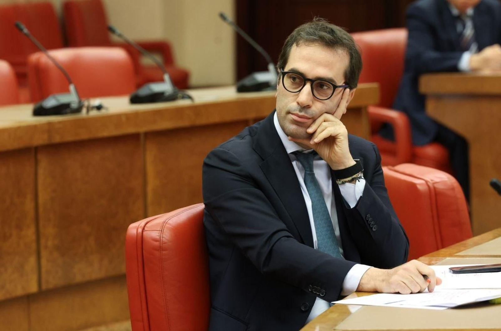 Carlos Cuerpo, en la Diputación Permanente del Congreso.