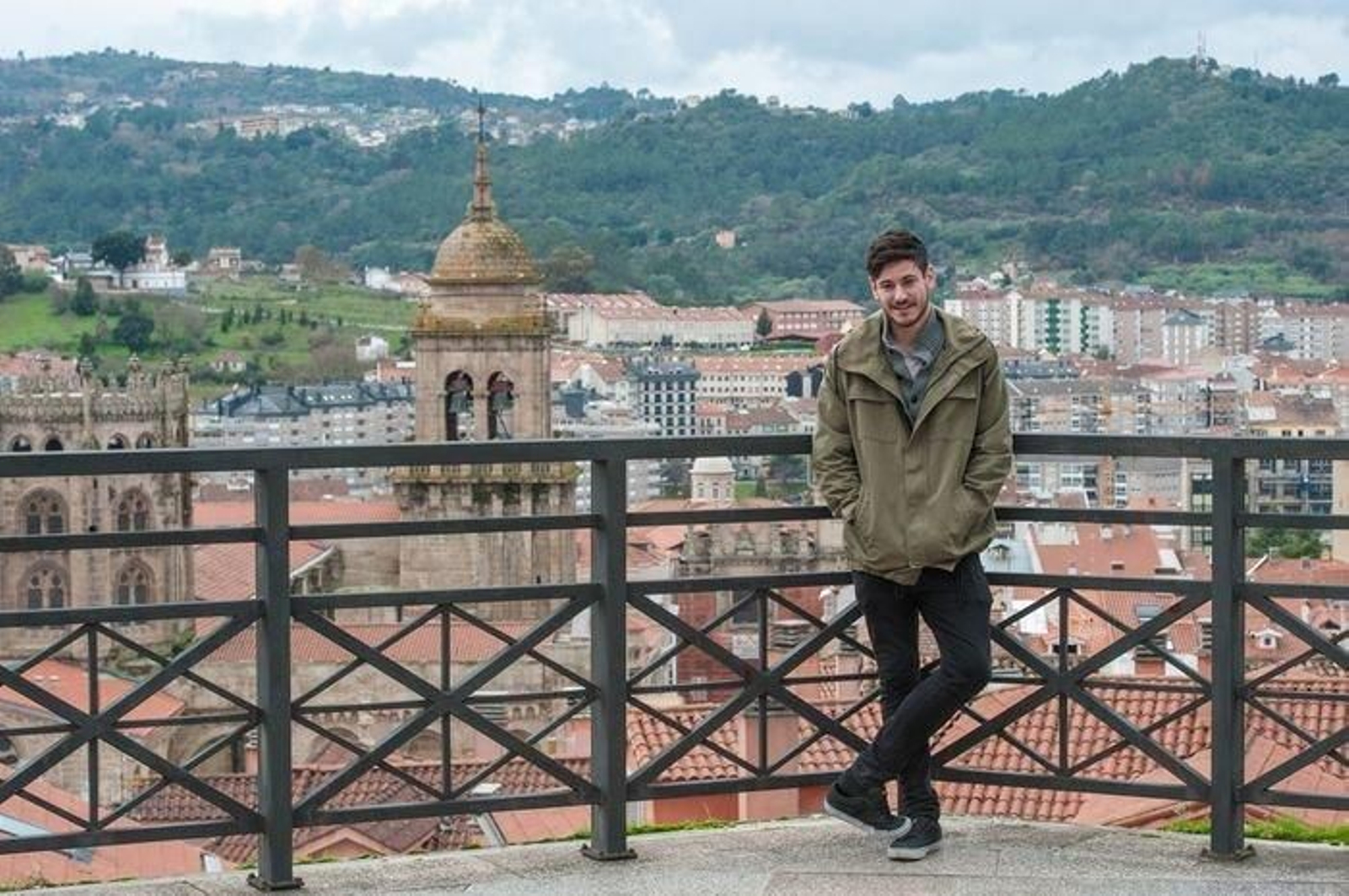 Luis Cepeda, en su Ourense natal.