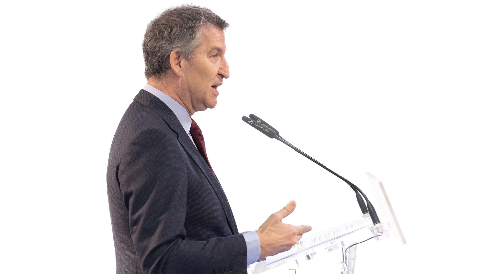 El presidente del PP, Alberto Núñez Feijóo