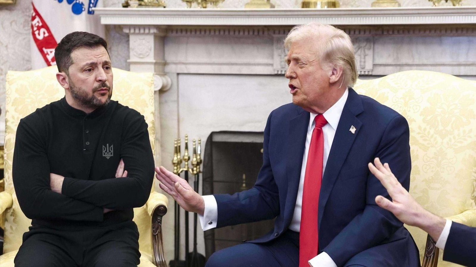 La anterior reunión entre Zelenski y Trump