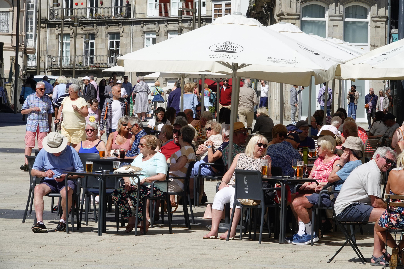 Turistas en Porta do Sol. // Vicente Alonso