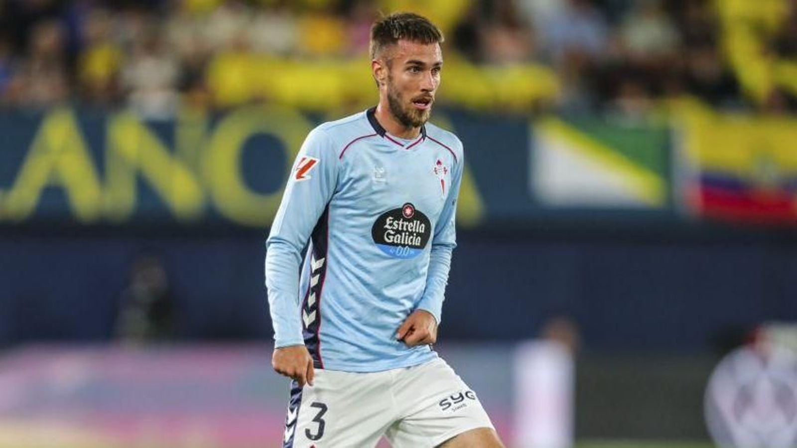 Óscar Mingueza, en el partido que el Celta disputó el pasado fin de semana en La Cerámica.