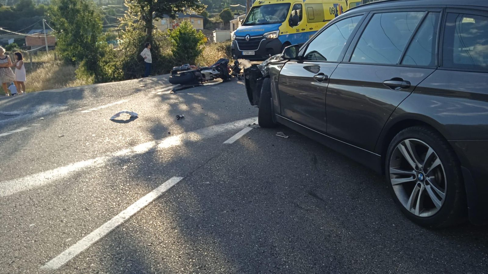 Accidente en A Rúa