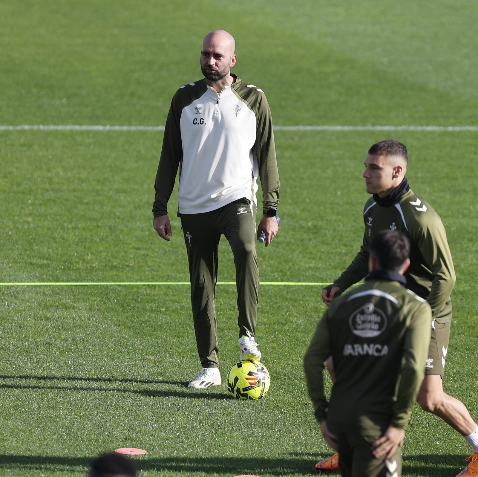 Galería | El Celta entrena en Afouteza antes del partido contra el Barcelona
