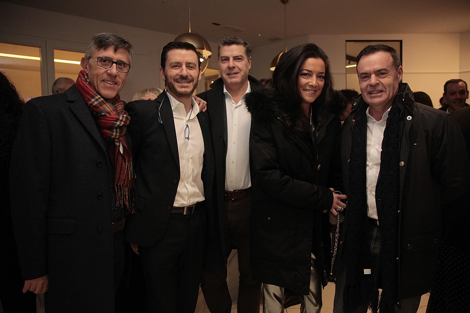 Fernando, Floreano, Miguel, Paloma y Manuel