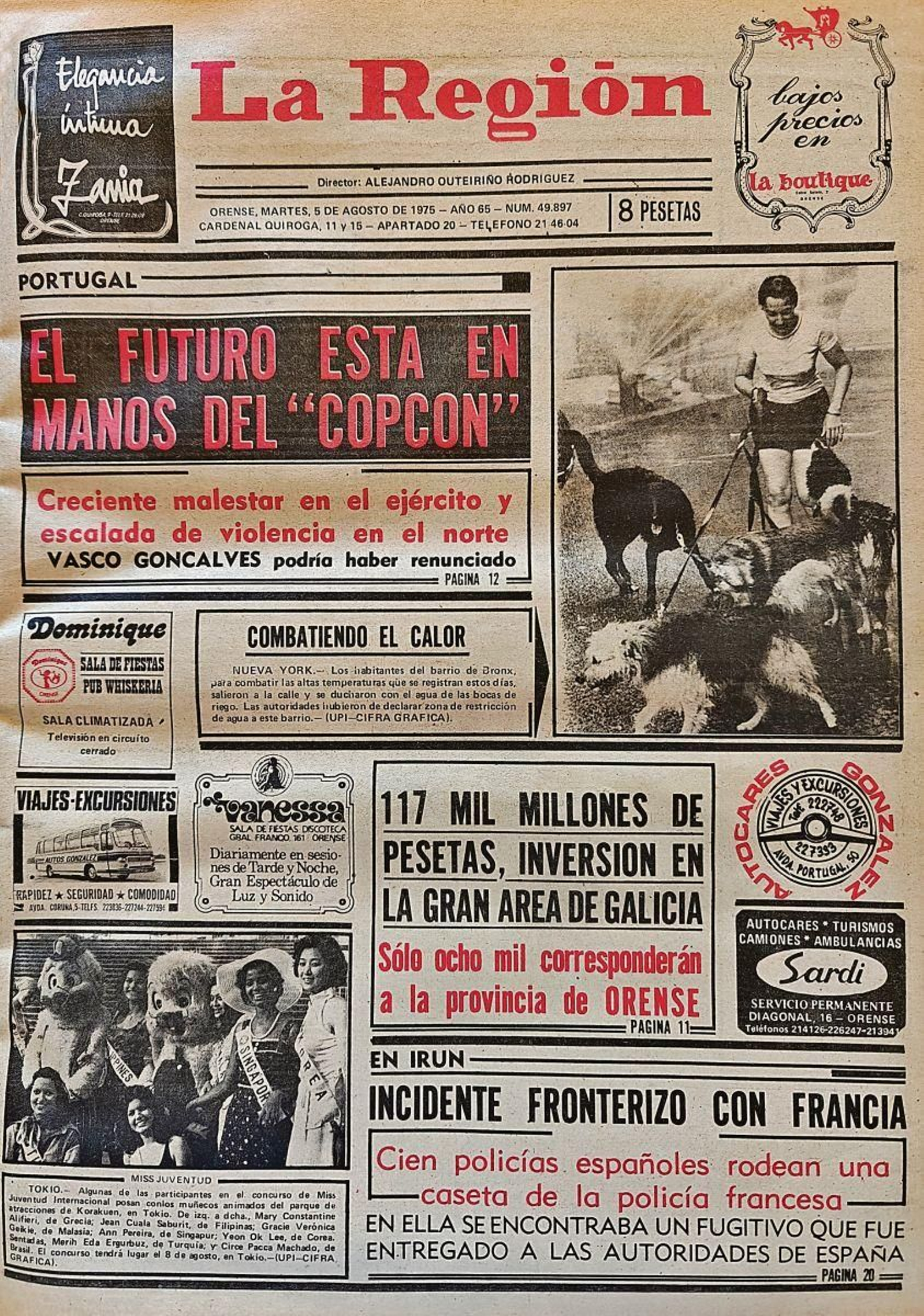 Primera 1975 5 de agosto