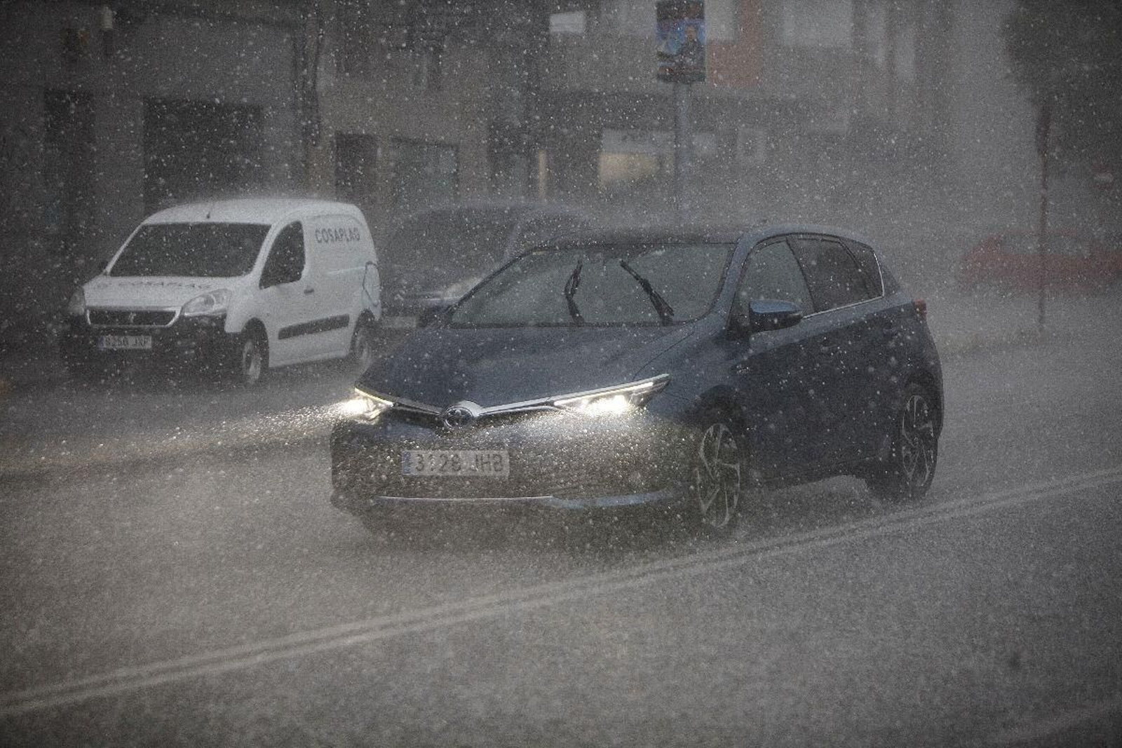La provincia de Ourense vive ya una semana de intensas lluvias y tormenta.