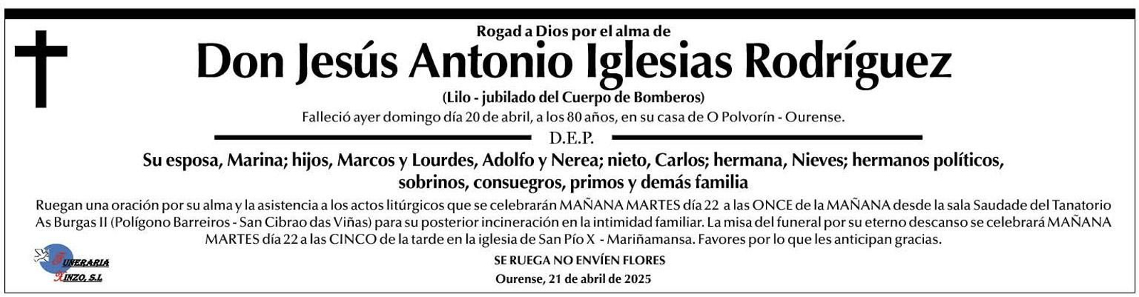 esquelas lunes 21 de abril III