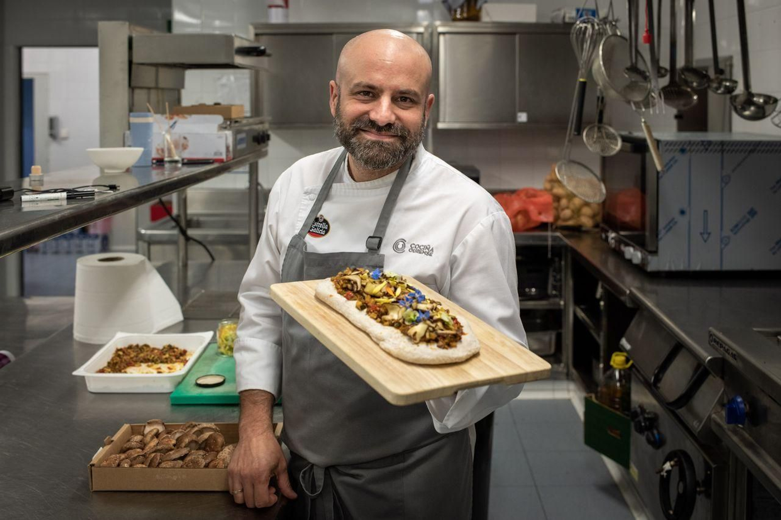 El chef Gerson Iglesias (ÓSCAR PINAL).