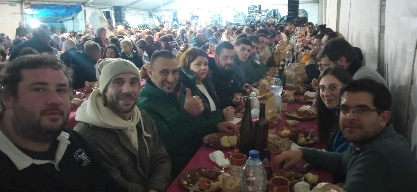 Galería | Cocido para combatir la borrasca Ingrid en Piñeiro