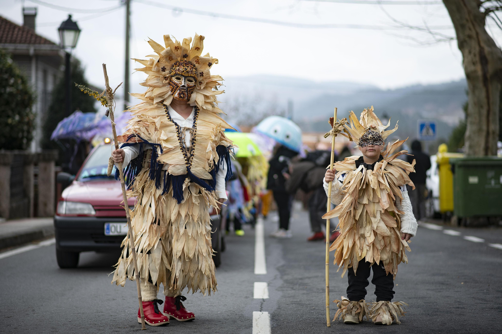 Desfile de Entroido en Lobios.
Foto: Xesús Fariñas