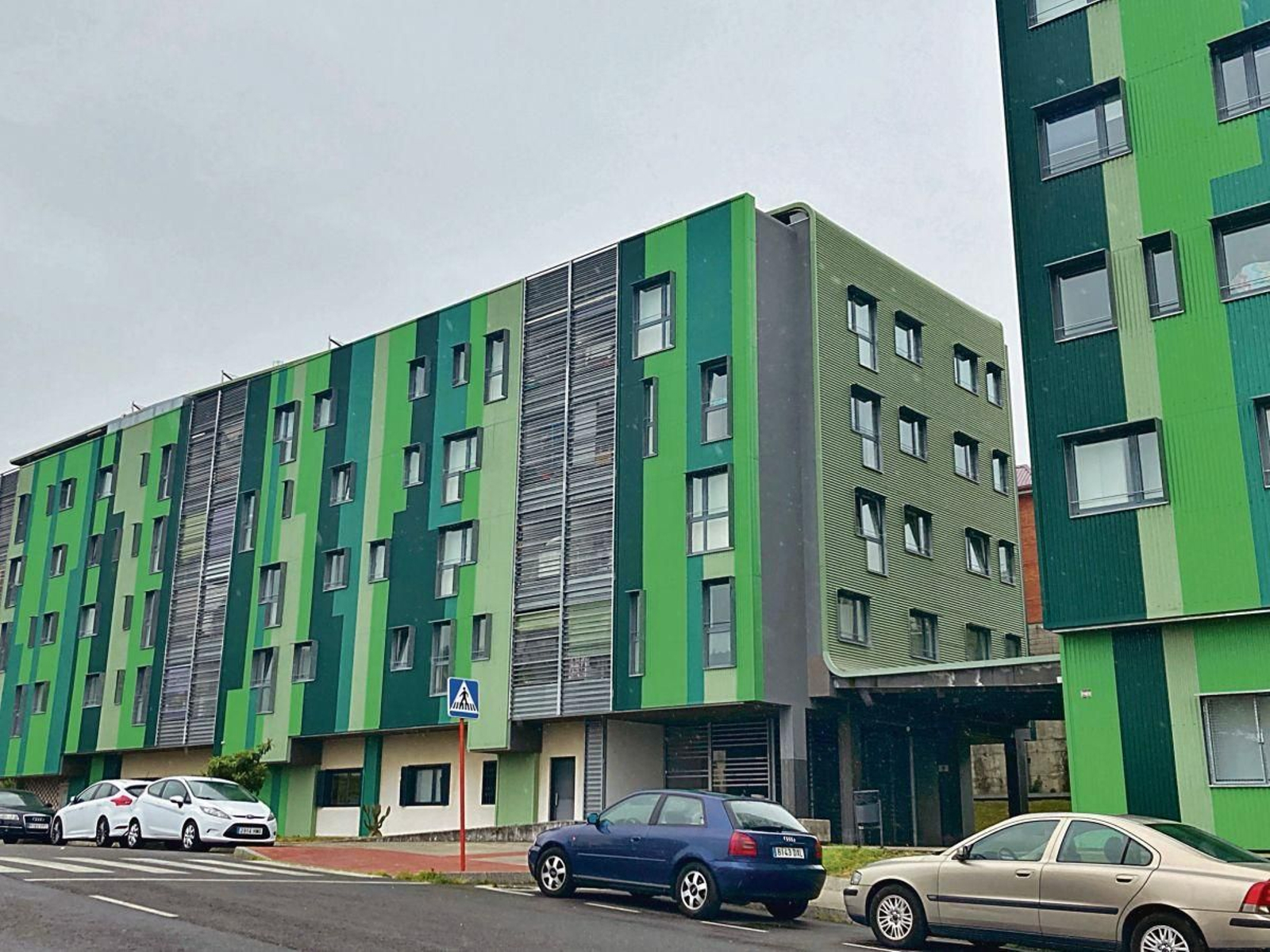 Viviendas de protección social en la ciudad de Ourense.