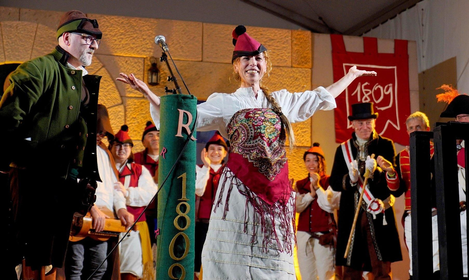 Representación de la destitución del alcalde Cairo.