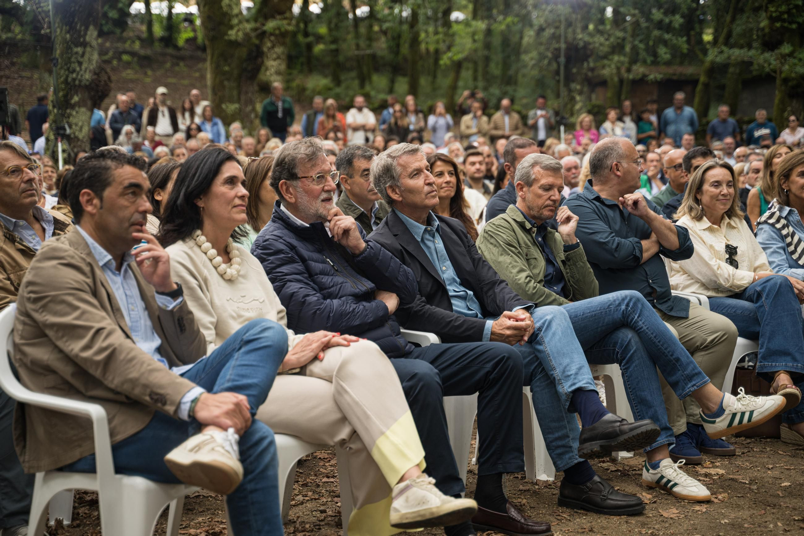 Galería | Feijóo y Rueda reúnen al PP en Cerdedo-Cotobade, así arranca el curso político en fotos