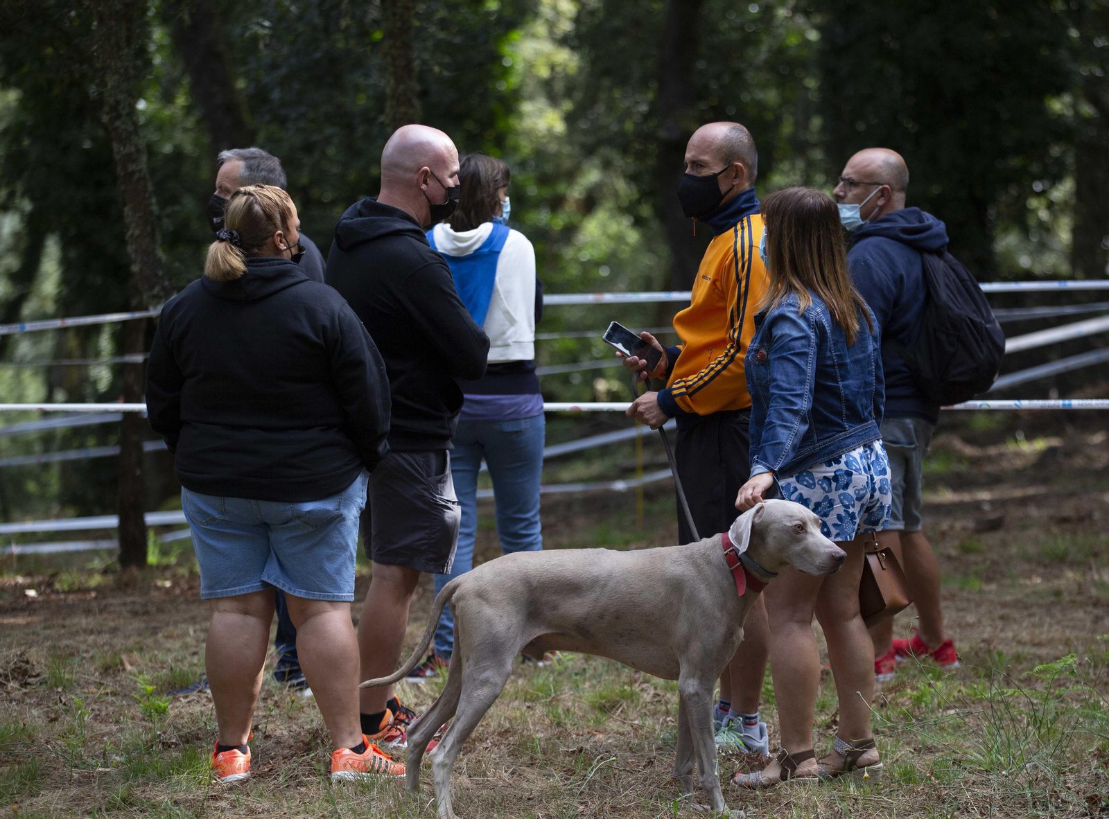 Participantes de la prueba Mini BTT Estacións Vivas que este fin de semana se celebró en Baños de Molgas.