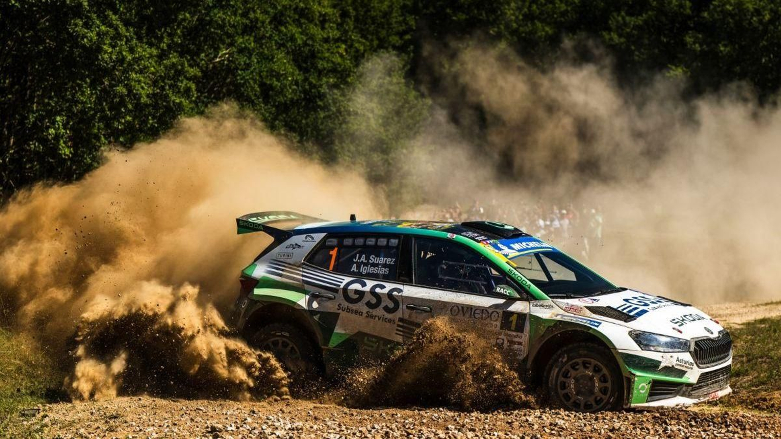 El Skoda Fabia RS Rally2 no ofreció ningún problemas en las especiales de tierra.