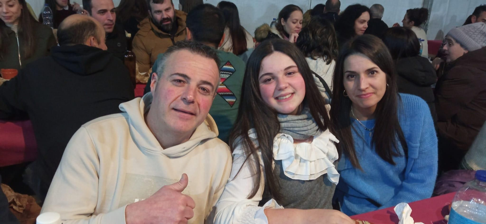 Galería | Cocido para combatir la borrasca Ingrid en Piñeiro