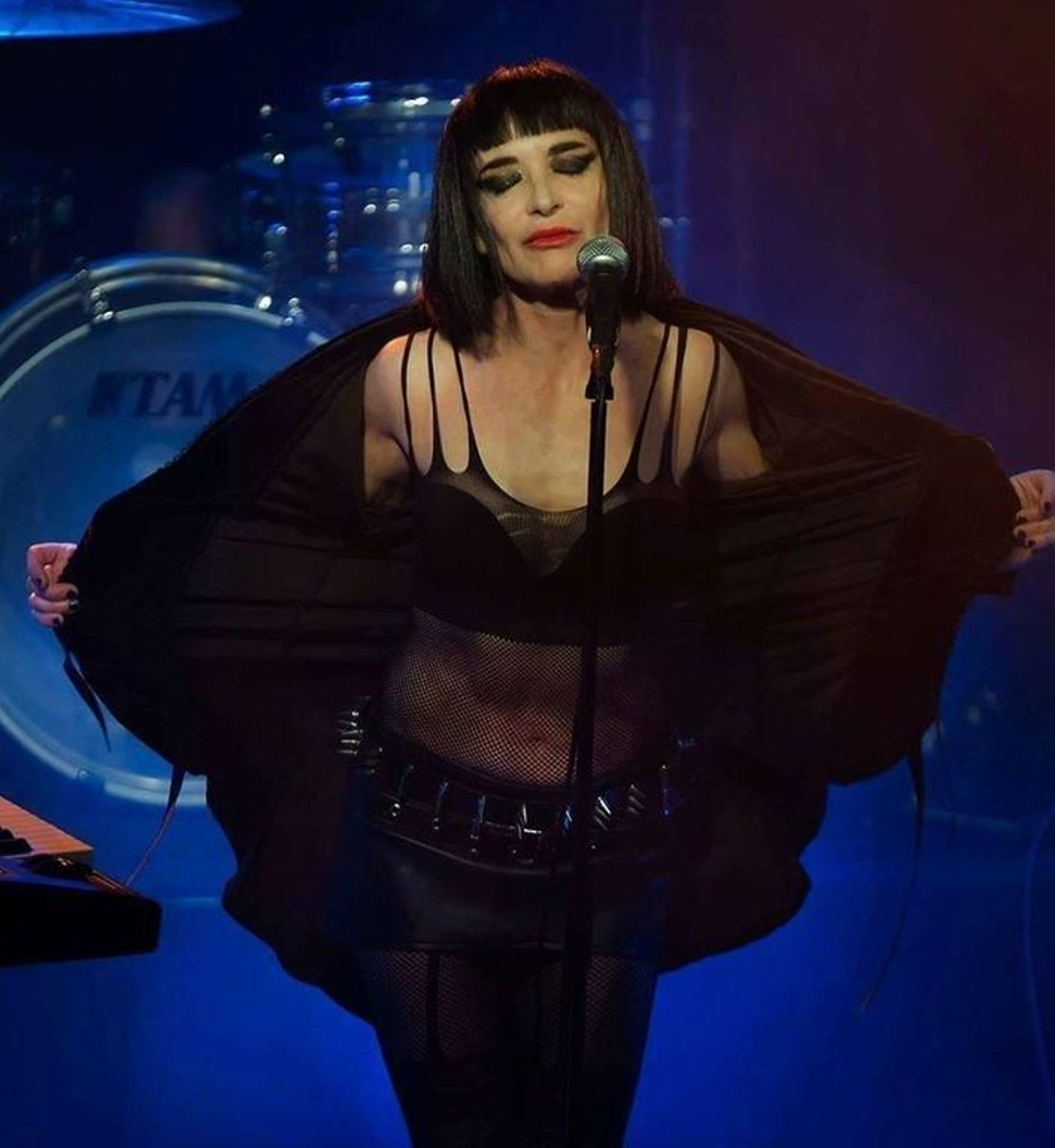 Ana Curra, durante el concierto de Gasteiz.