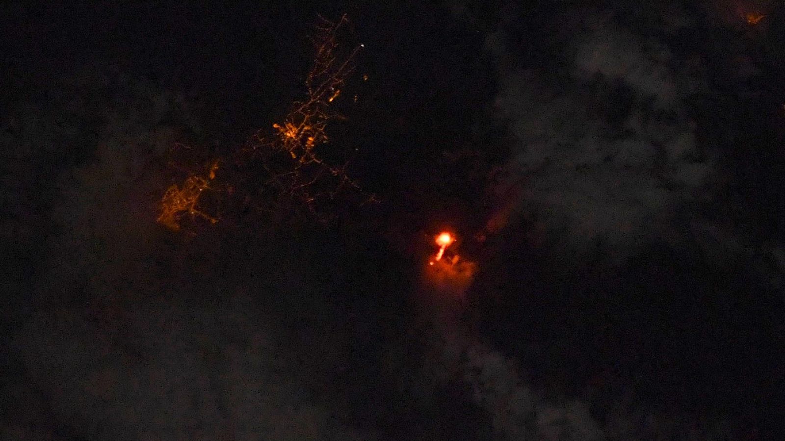 Las impresionantes imágenes del volcán de La Palma desde el espacio