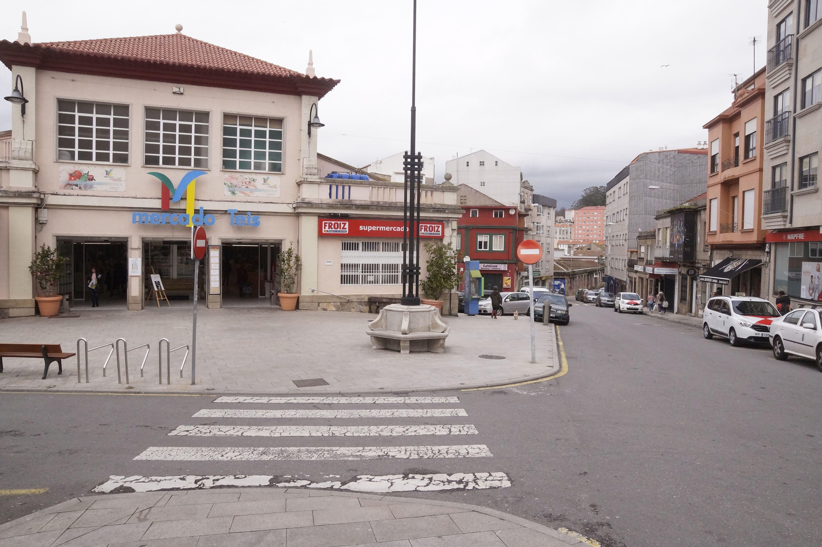 La plaza del mercado de Teis cambiará pronto de cara.