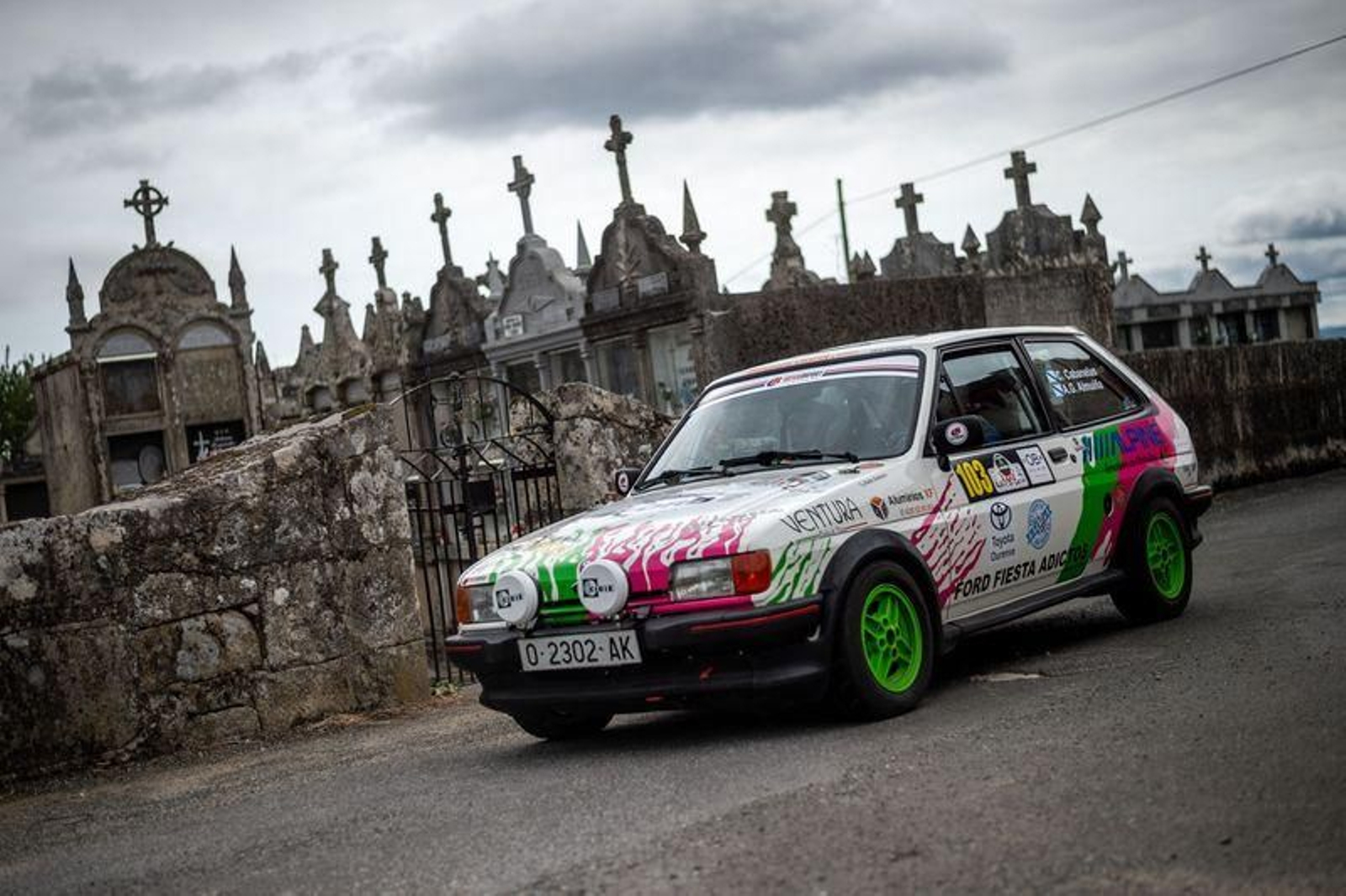 Sesión matinal de la segunda jornada del Rally do Lacón (ÓSCAR PINAL)