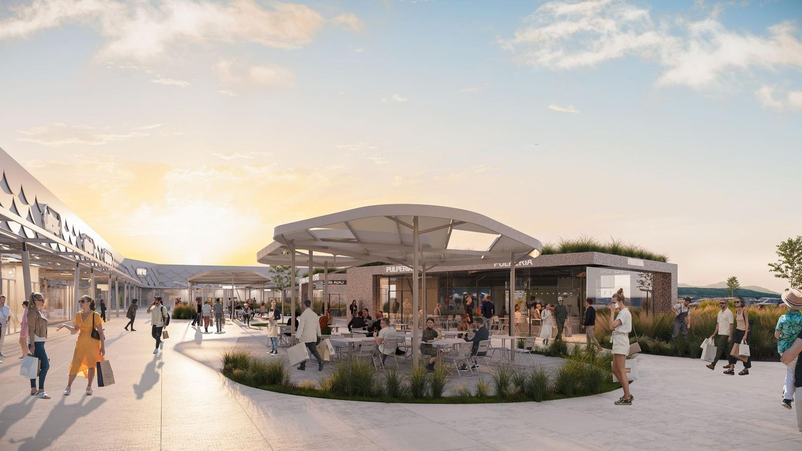 Plaza que se situará en el parque comercial de Vilanova de Arousa.