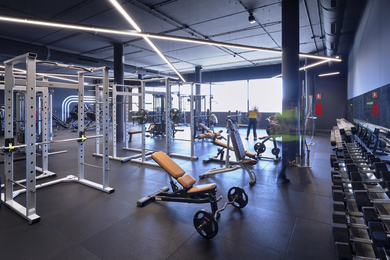 Sala fitness de BeOne Ourense.