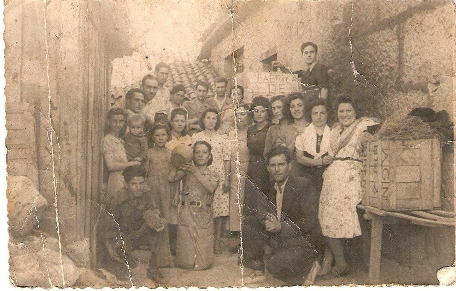 La plantilla de Cepillos Barbosa, 1940. (Archivo familia Barbosa.